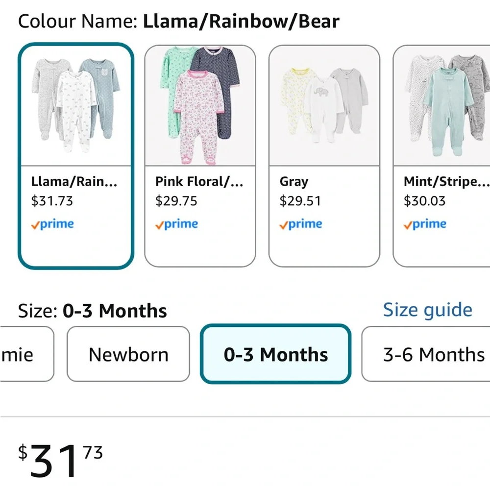 Simple Joys by Carter's Baby-Boys 3-Pack Sleep and PlayFootie - Picture 6 of 6